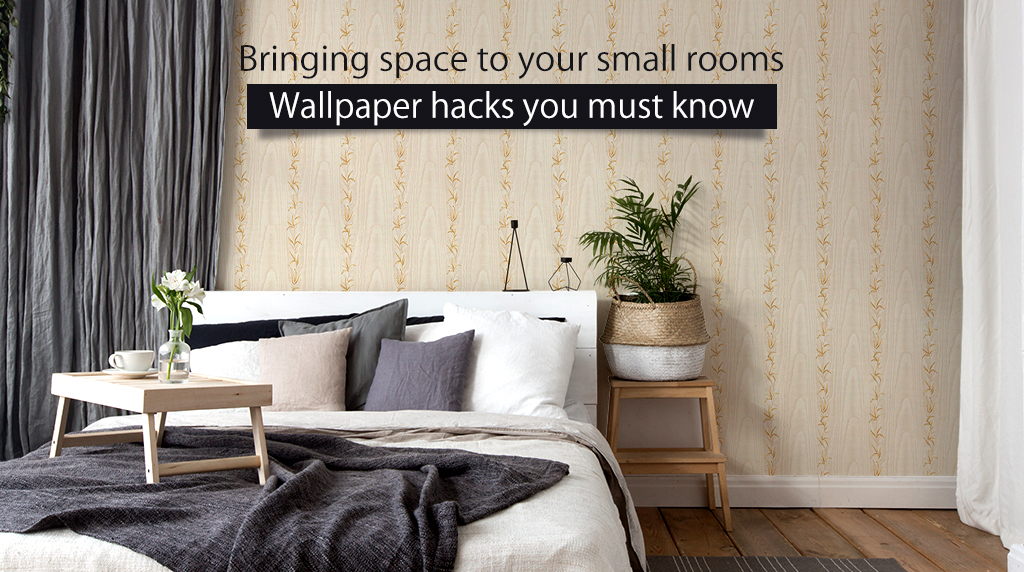 Wallpaper for small rooms